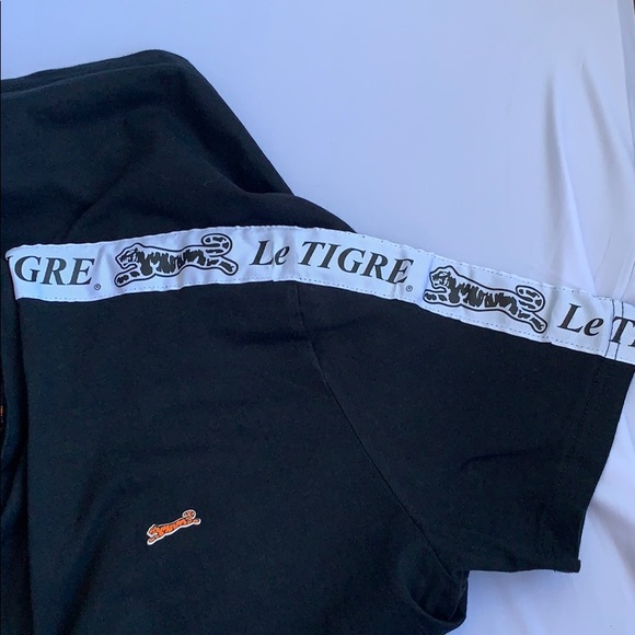 Le Tigre Black Tape T Shirt Large - Picture 1 of 7